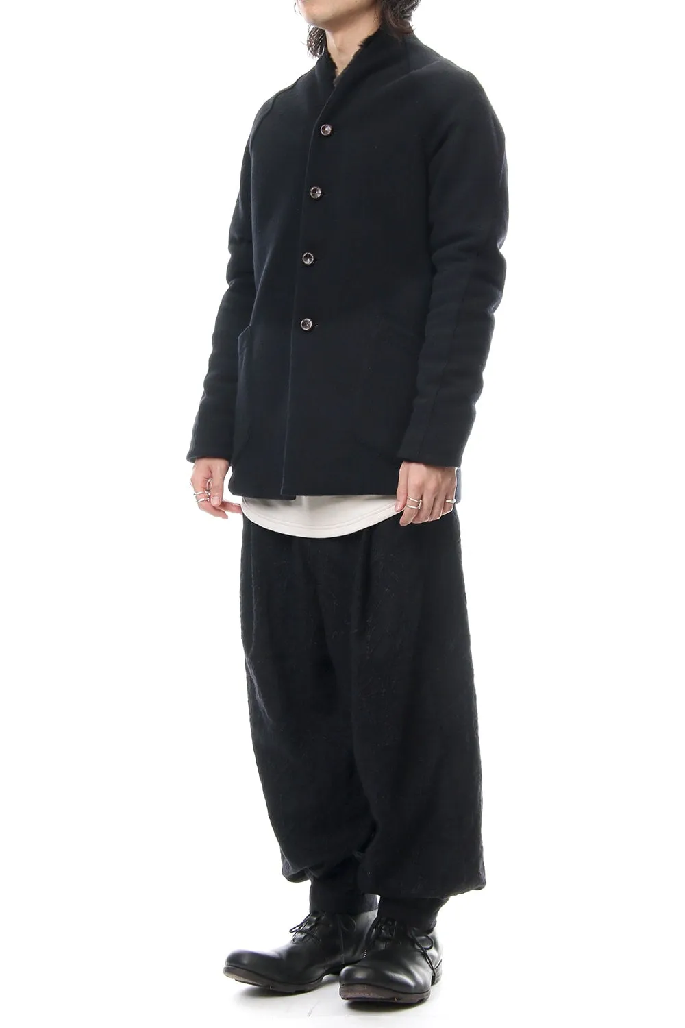 FASCNATE Limited Coat Winton Wool / Cashmere & Rex Rabbit Fur