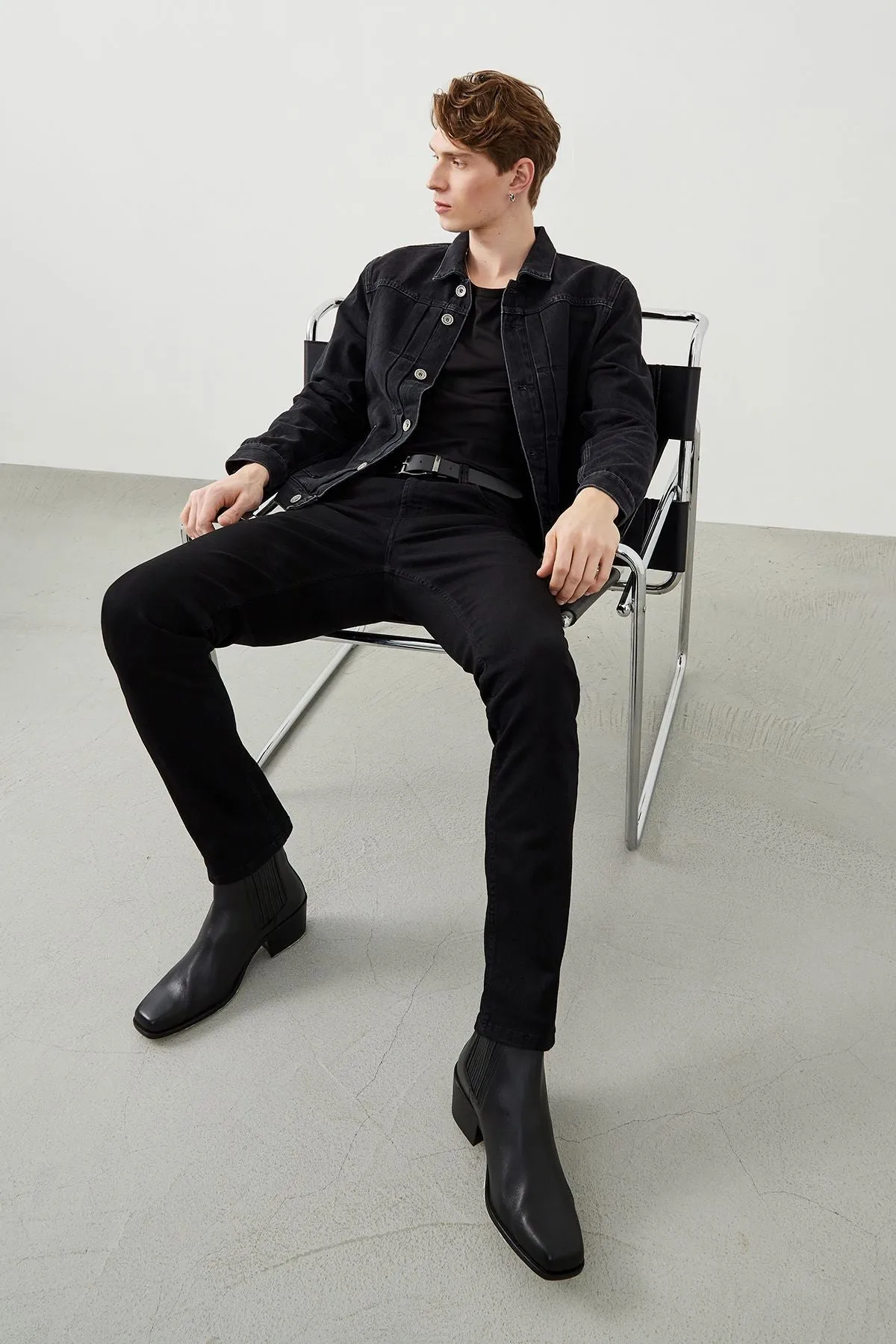 Fere Regular Fit Black Men's Jeans
