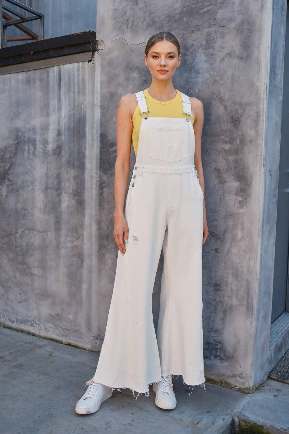 FINAL SALE Milly Denim Overall Flares