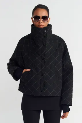 Nu Quilted Jacket Black