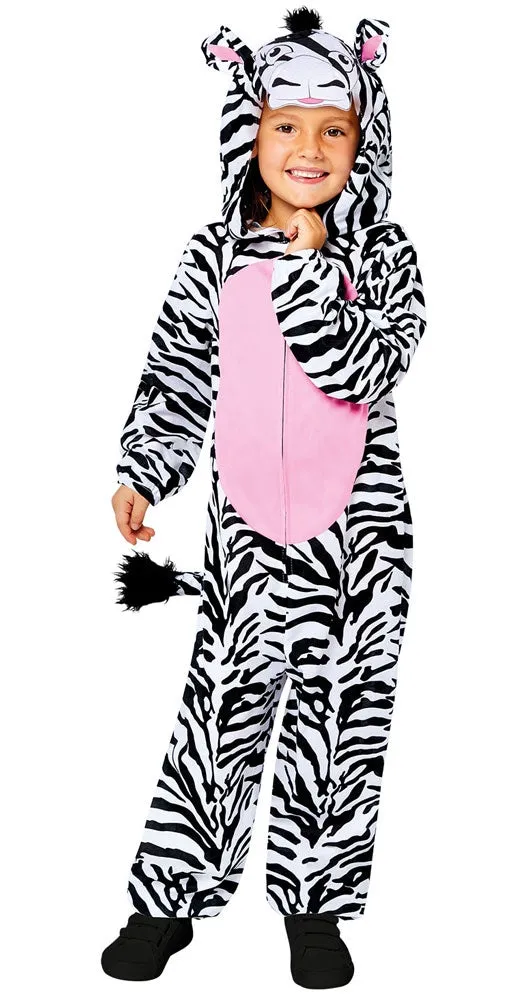 Zibbie Zebra Overall Kostüm für Kinder
